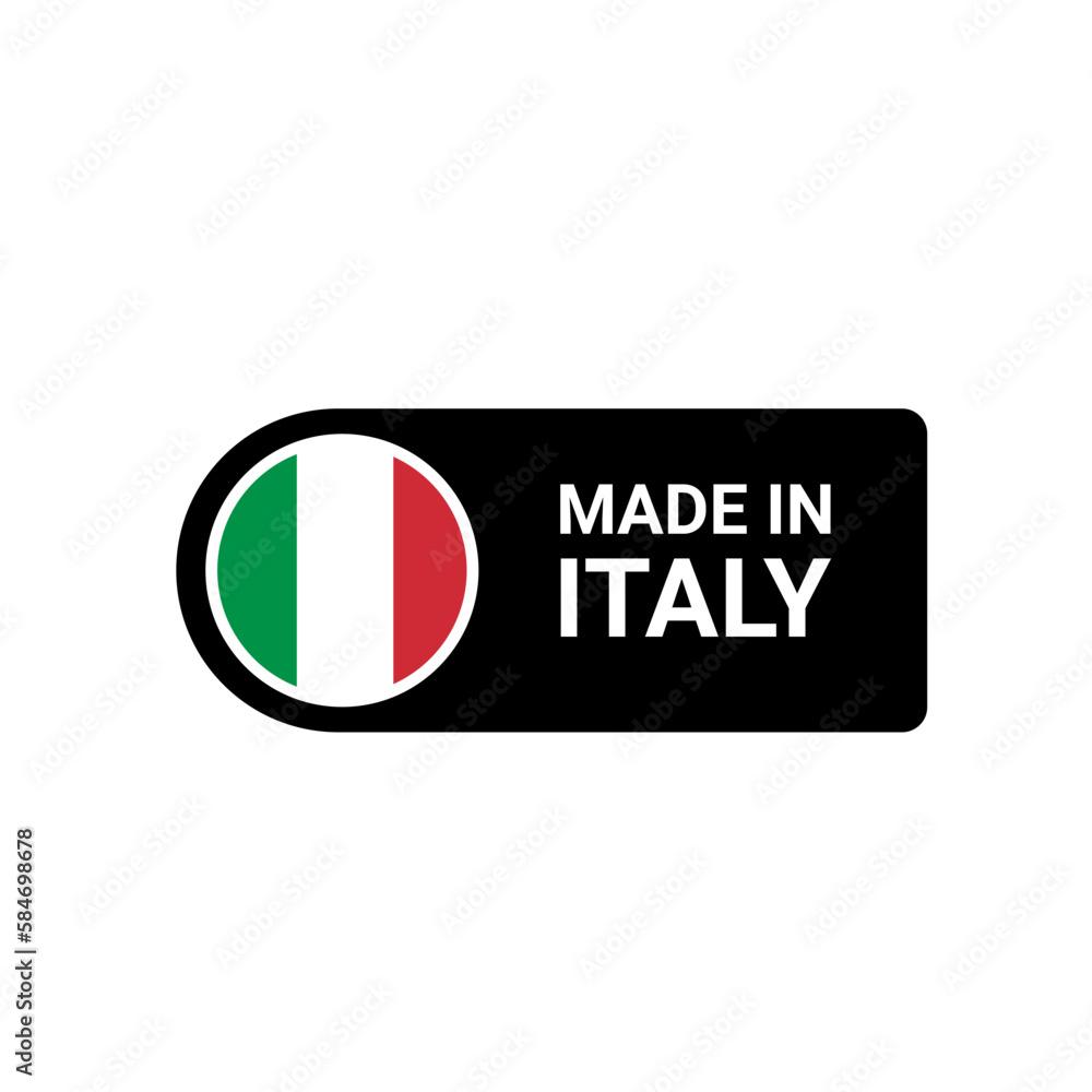 Made in Italy premium vector logo. Made in Italian logo, icon and badges Stock Vector Adobe Stock