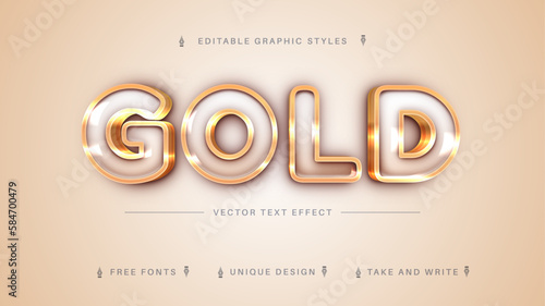Luxury Gold - Editable Text Effect, Font Style