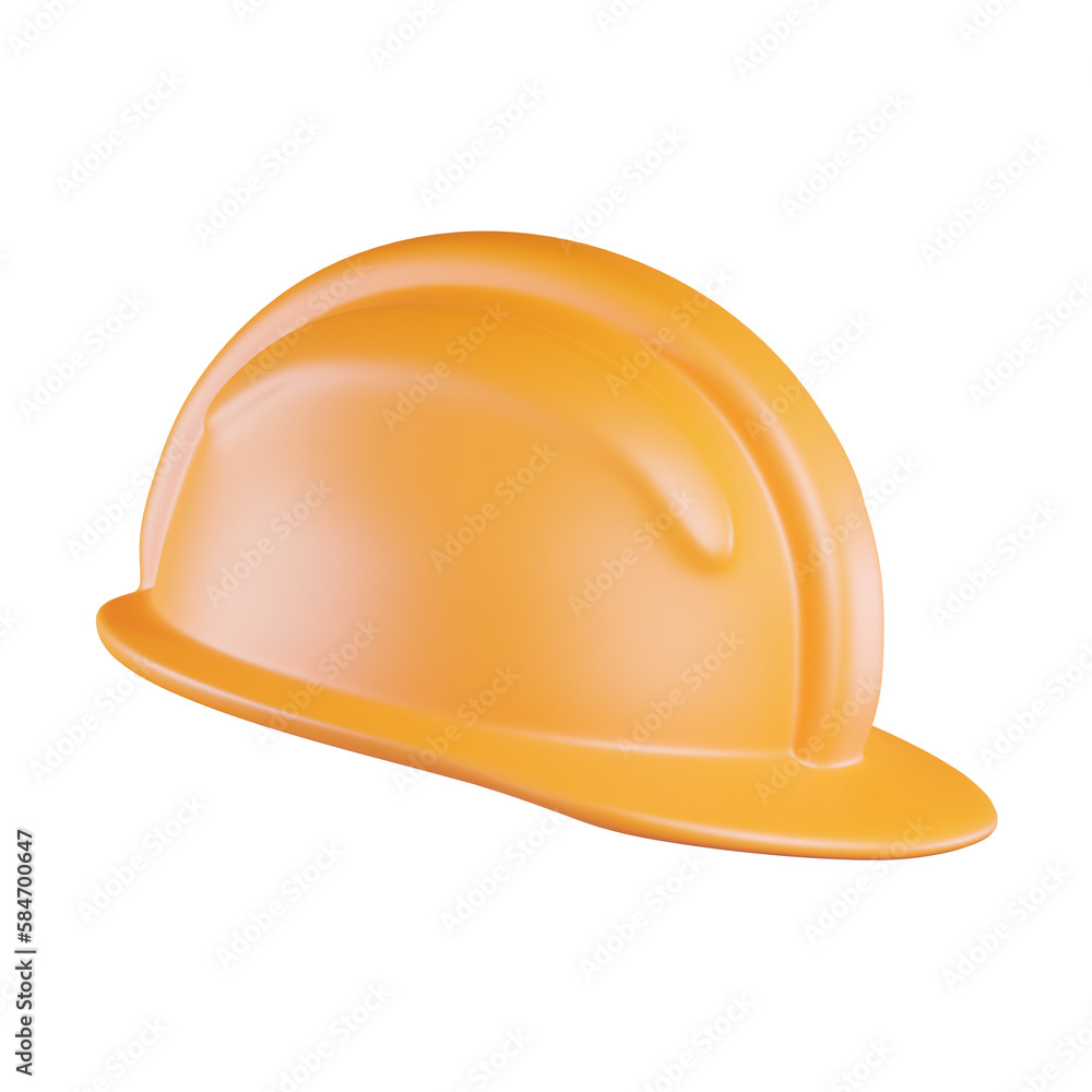Safety Helmet 3D Icon Safety Helmet 3D Icon