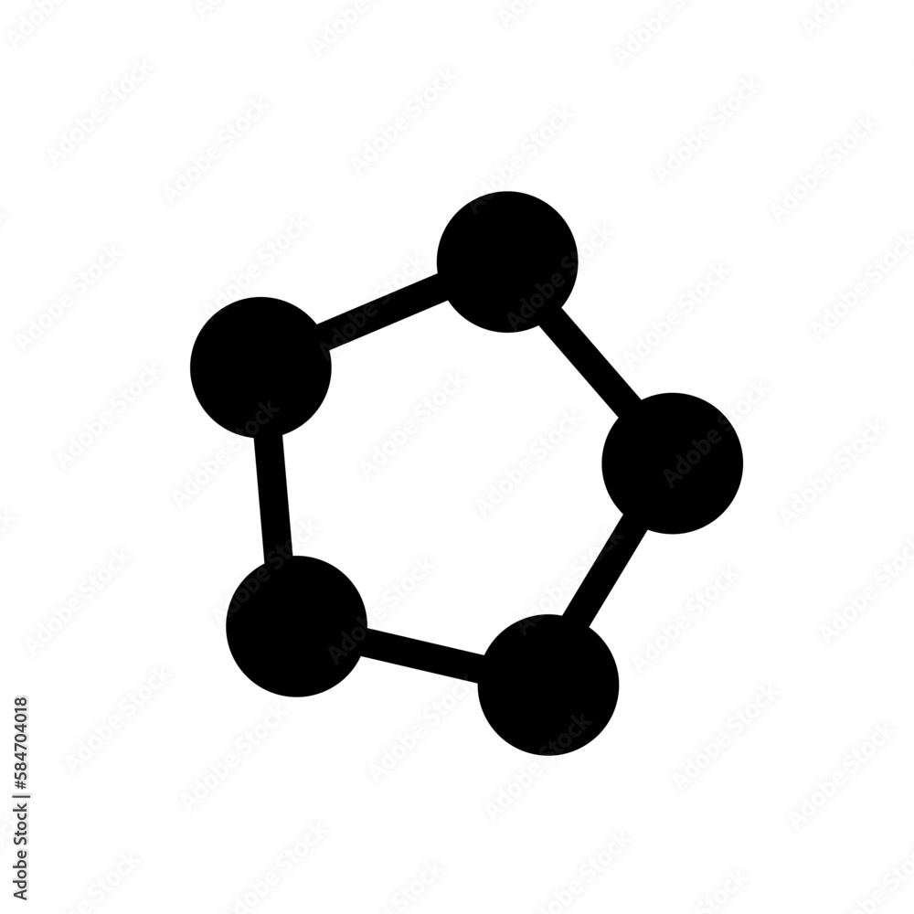 Molecule Icon - Vector, Sign and Symbol for Design, Presentation, Website or Apps Elements. Molecule Icon - Vector, Sign and Symbol for Design, Presentation, Website or Apps Elements.