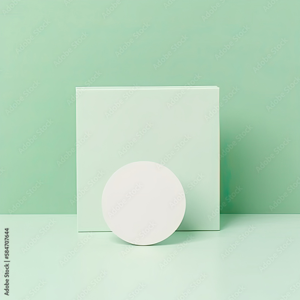 minimal green background 3D minimal green background 3D