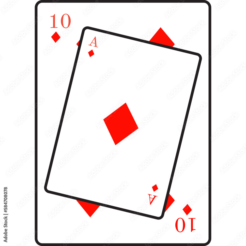 Obraz premium Casino Card Vector-10