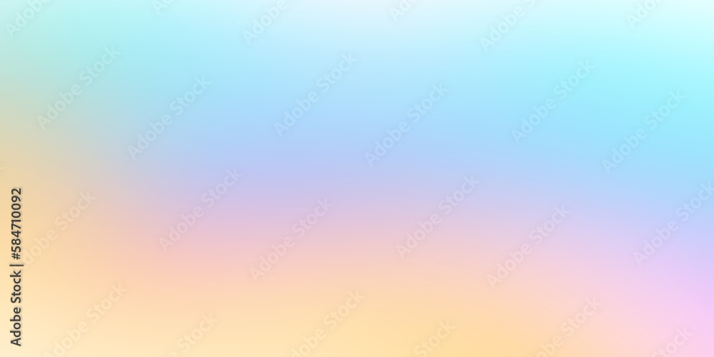 abstract background design, soft and beautiful pastel colorful gradations