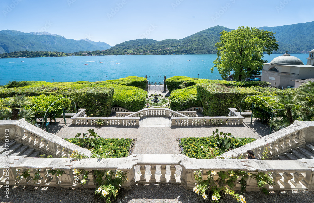 Park at Villa Carlotta, Como Lake, Italy