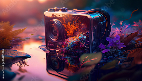 flowery camera : Generative Ai