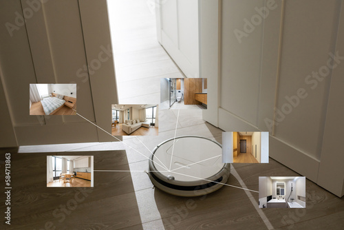 smart home application on robot vacuum cleaning