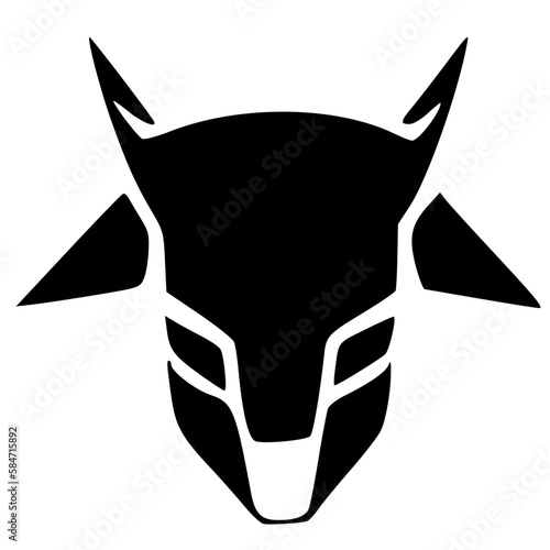 black and white of icon shape