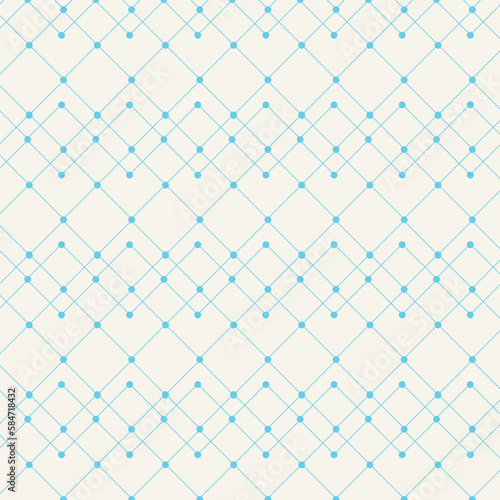 White abstract background and blue line and dot