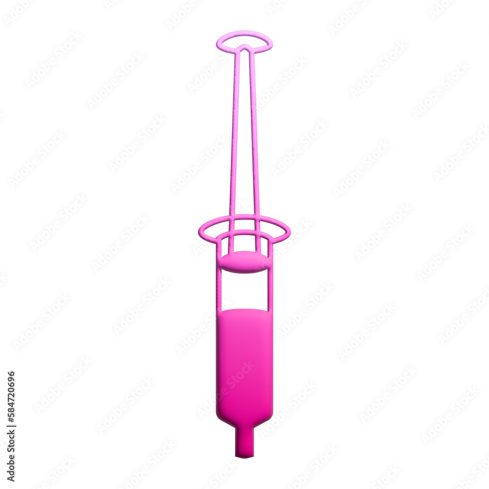 tube with pink liquid tube with pink liquid