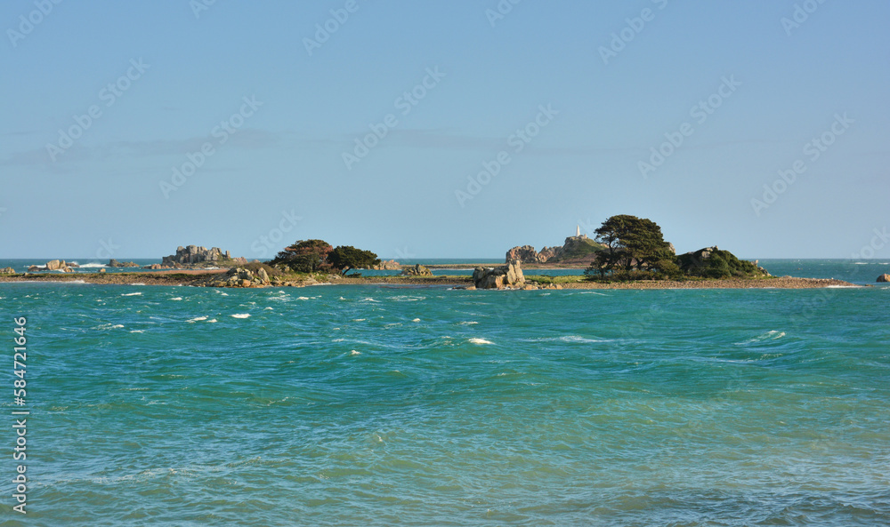 Paysage de mer à Port-Blanc Penvénan en Bretagne - France Paysage de mer à Port-Blanc Penvénan en Bretagne - France