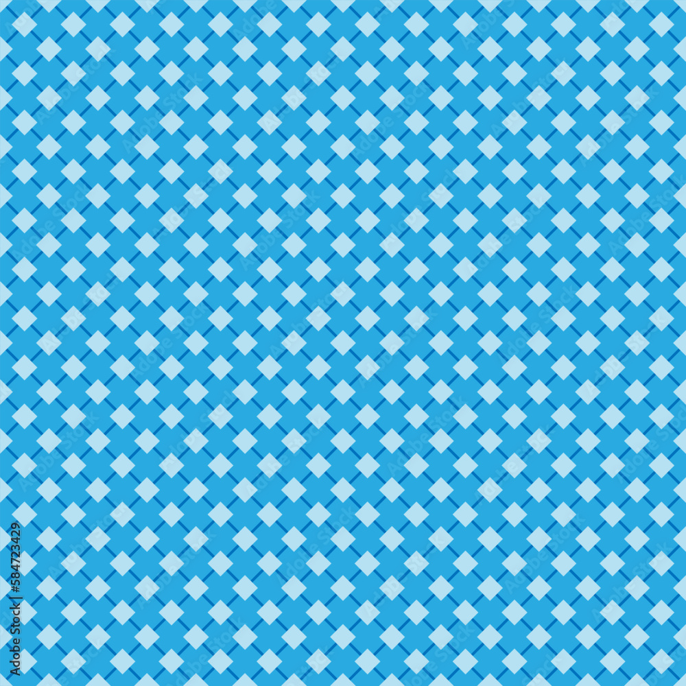 Seamless geometric pattern of squares and lines in blue colors for texture, textiles, banners and simple backgrounds Seamless geometric pattern of squares and lines in blue colors for texture, textiles, banners and simple backgrounds