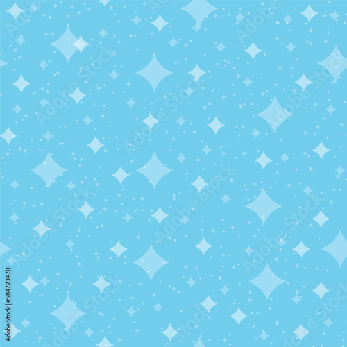 Seamless pattern in blue shades, imitation of the starry sky. Illustration for textures, textiles, simple backgrounds and creative design.