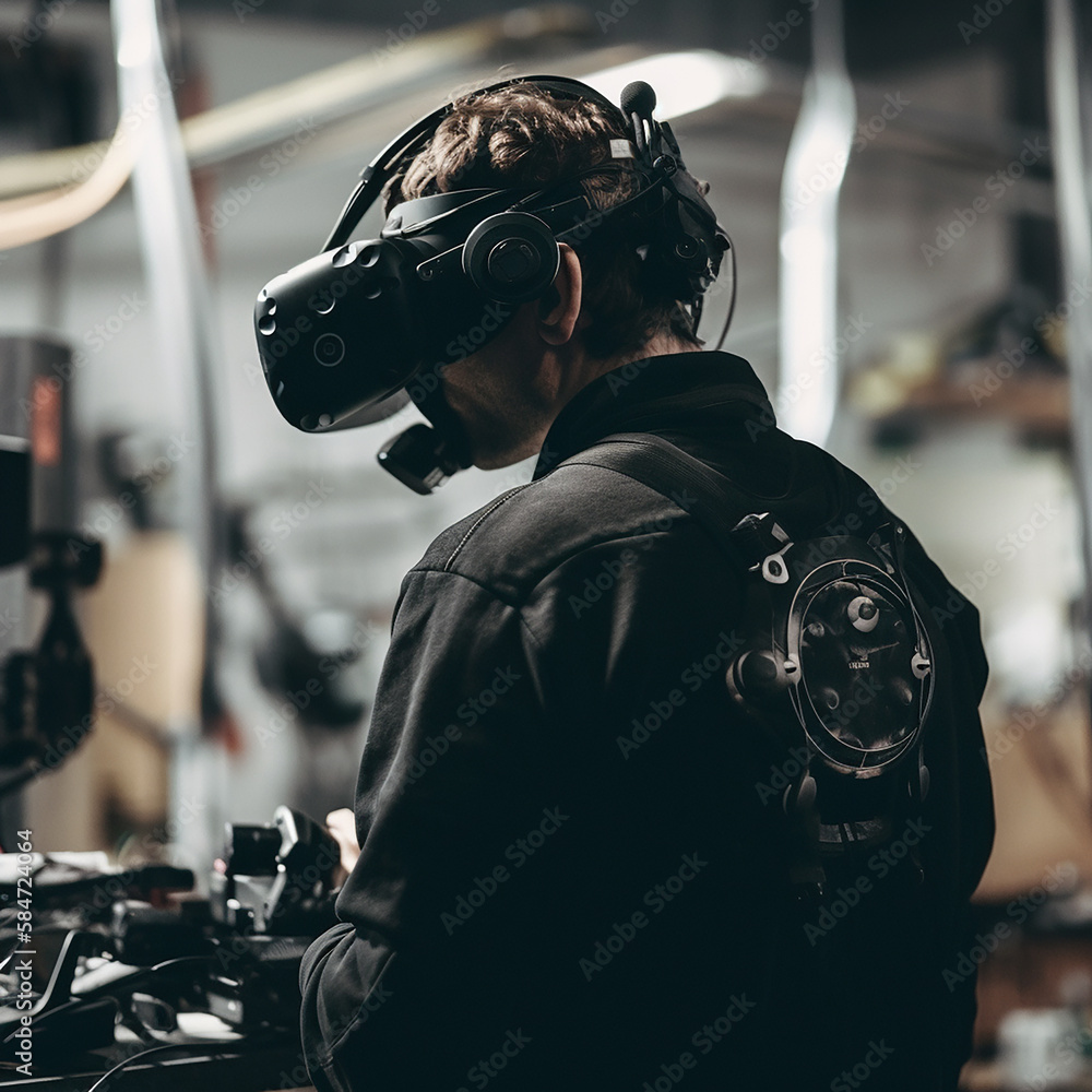 man with oculus rift man with oculus rift