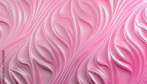 Pink plastic wallpaper created with generative AI technology