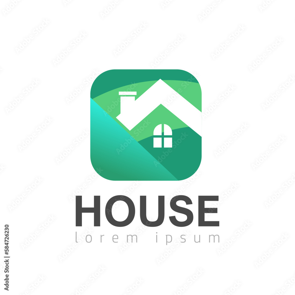 Obraz premium House Logo Template Design Vector
