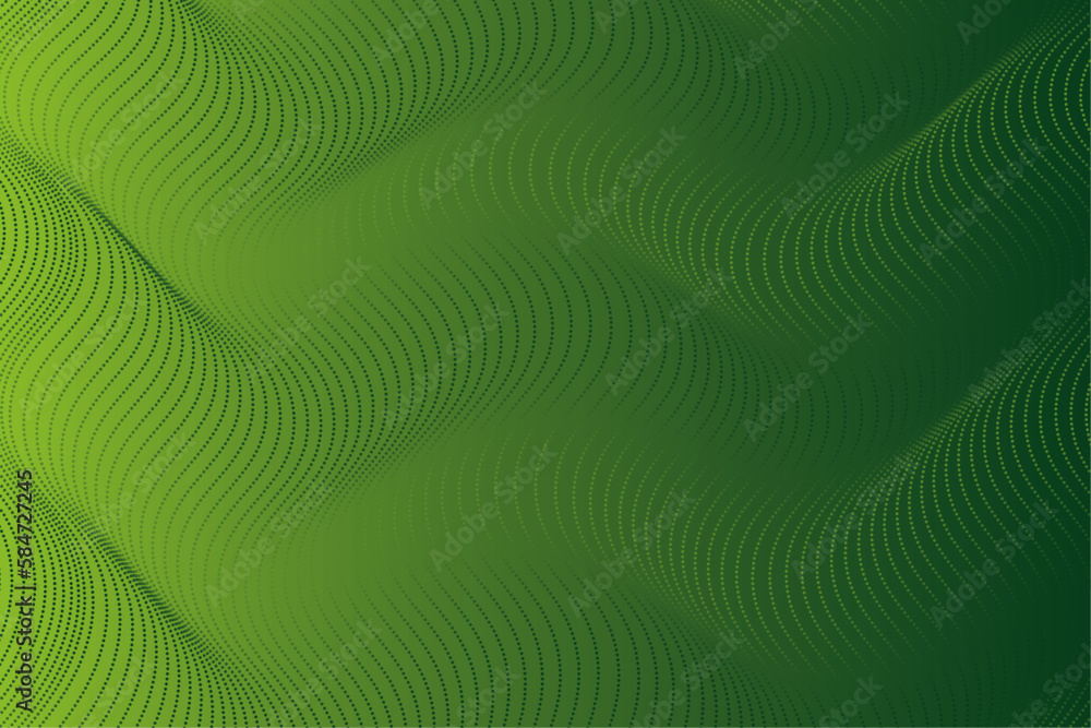 Green Wave background HD