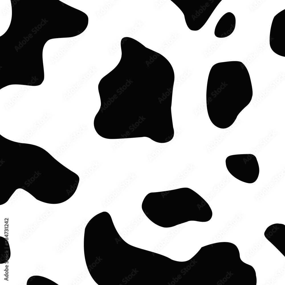 Cow print pattern background. Seamless cow skin texture Cow print pattern background. Seamless cow skin texture