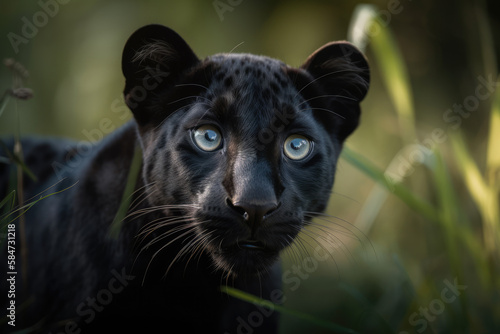 Cute baby panther