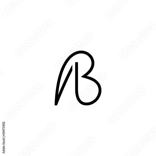 Premium design Logo with initial, letter, alphabet AB for company branding and other