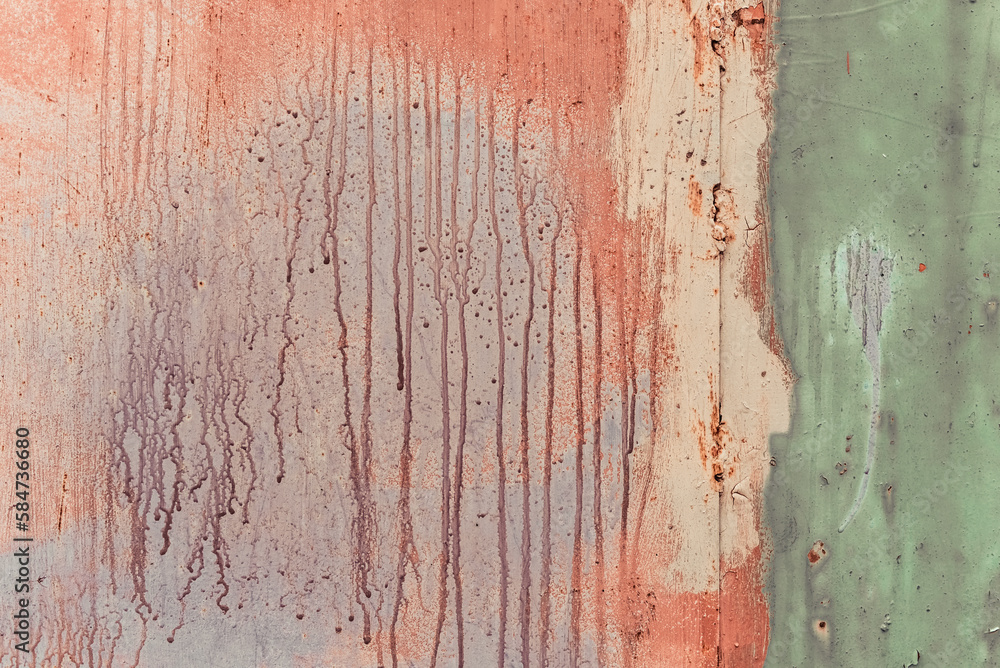 Rusty metal painted background. Rust spots and streaks on stained metal surface. Grunge industrial colored steel texture. Scratched corroded aged damaged backdrop with rustic vintage worn details. Rusty metal painted background. Rust spots and streaks on stained metal surface. Grunge industrial colored steel texture. Scratched corroded aged damaged backdrop with rustic vintage worn details.