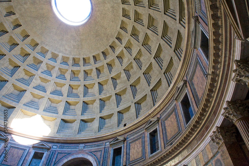 Roma. Interno della Cupola del Pantheon