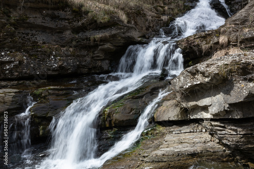 cascades of rovinaccia canevare park of frignano modena photo