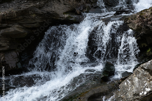 cascades of rovinaccia canevare park of frignano modena photo