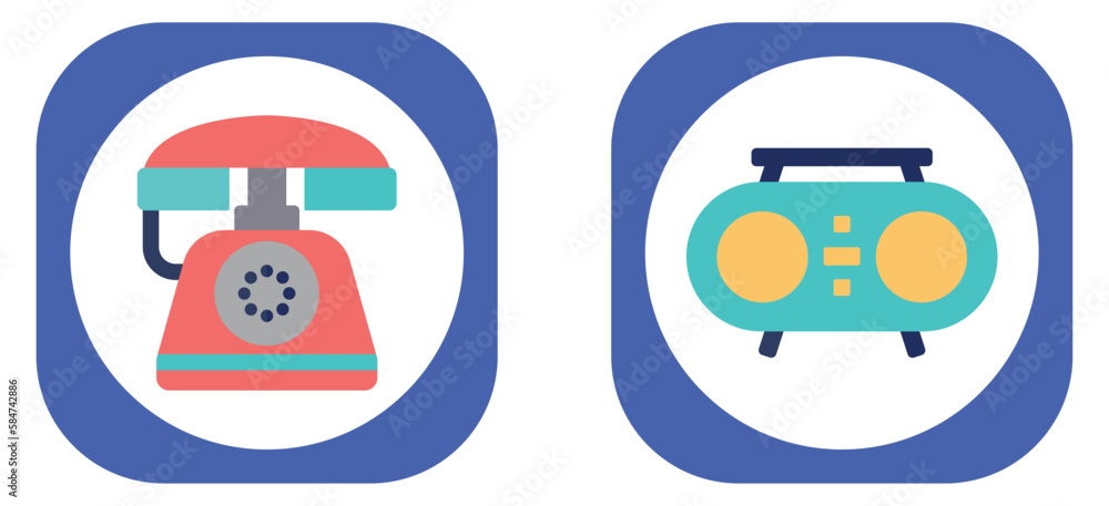 vector image set of office icons with white background vector image set of office icons with white background