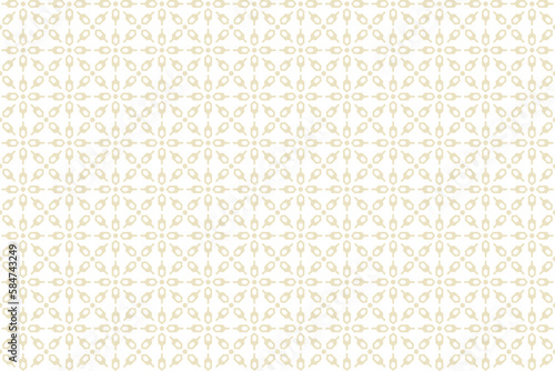 Simple elegant vector seamless pattern with square shapes and dots. Abstract minimalist geometric background. Luxury vanilla ornament texture