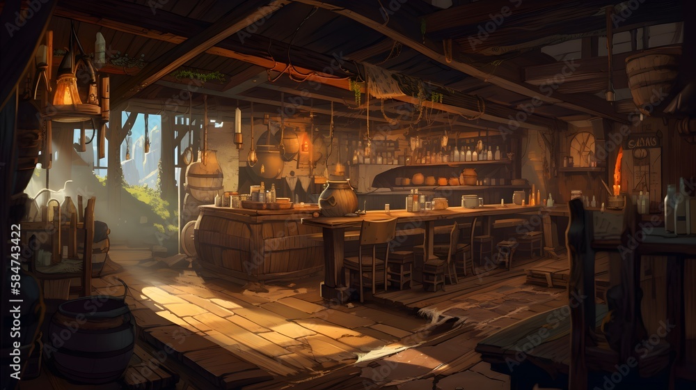  tavern illustration
