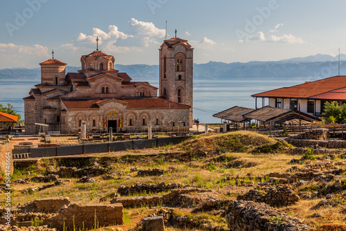 Church of Saints Clement and Panteleimon in Ohrid town, North Macedonia photo