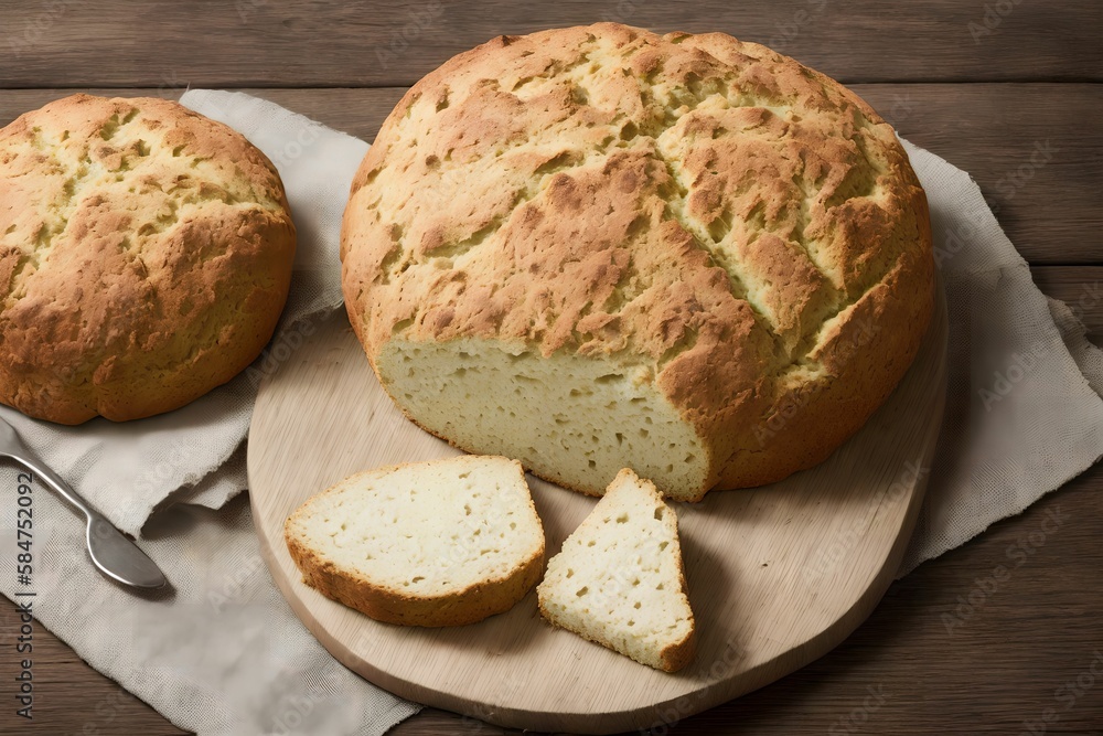 homemade Irish Soda Bread, generative art by A.I. homemade Irish Soda Bread, generative art by A.I.