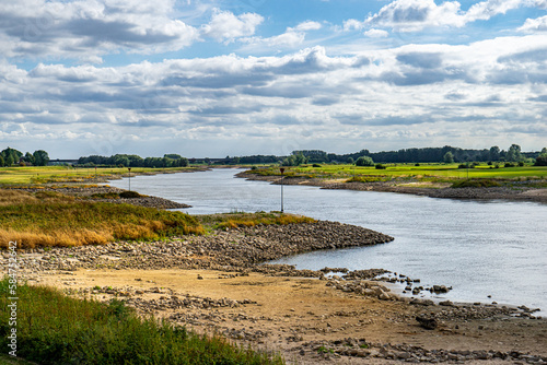 landscape with river and sky photo