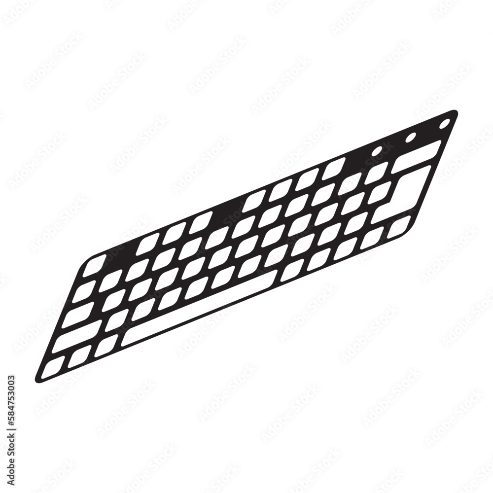 Computer keyboard symbol icon logo,illustration design template Computer keyboard symbol icon logo,illustration design template
