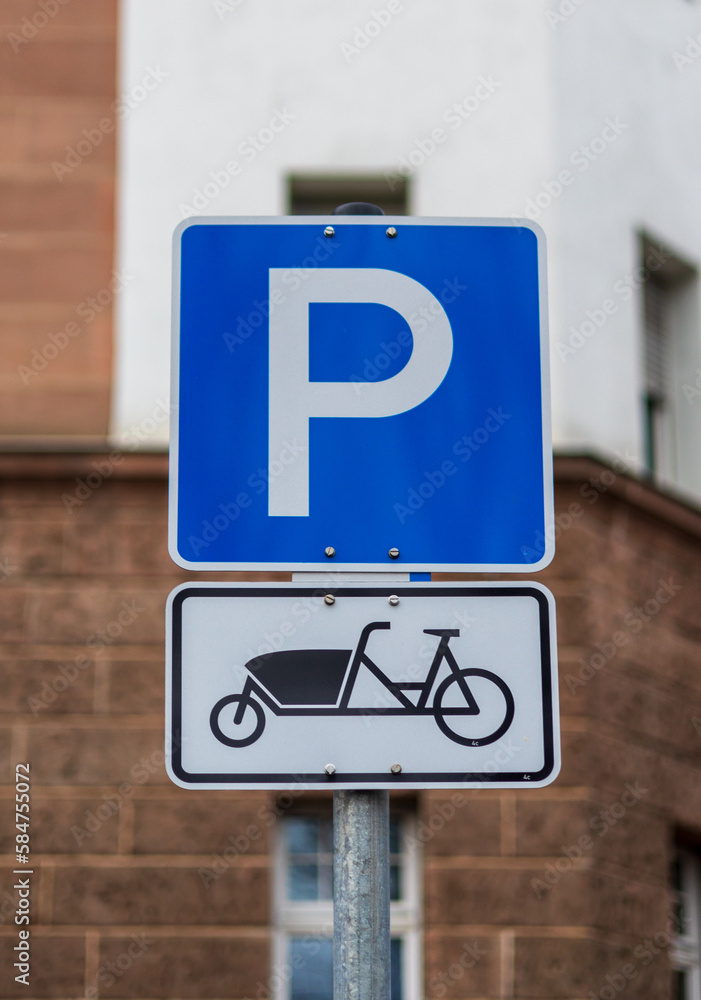 Parkplatz in Nürnberg für ein Lastenrad z.B. für ein Leihrad Parkplatz in Nürnberg für ein Lastenrad z.B. für ein Leihrad