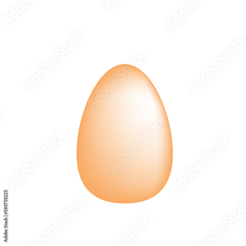 egg isolated on white background