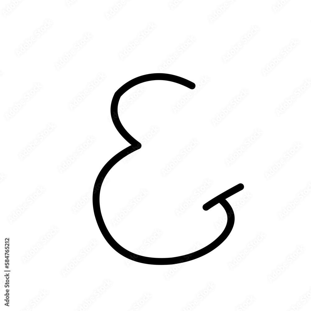 Hand drawn ampersands Hand drawn ampersands