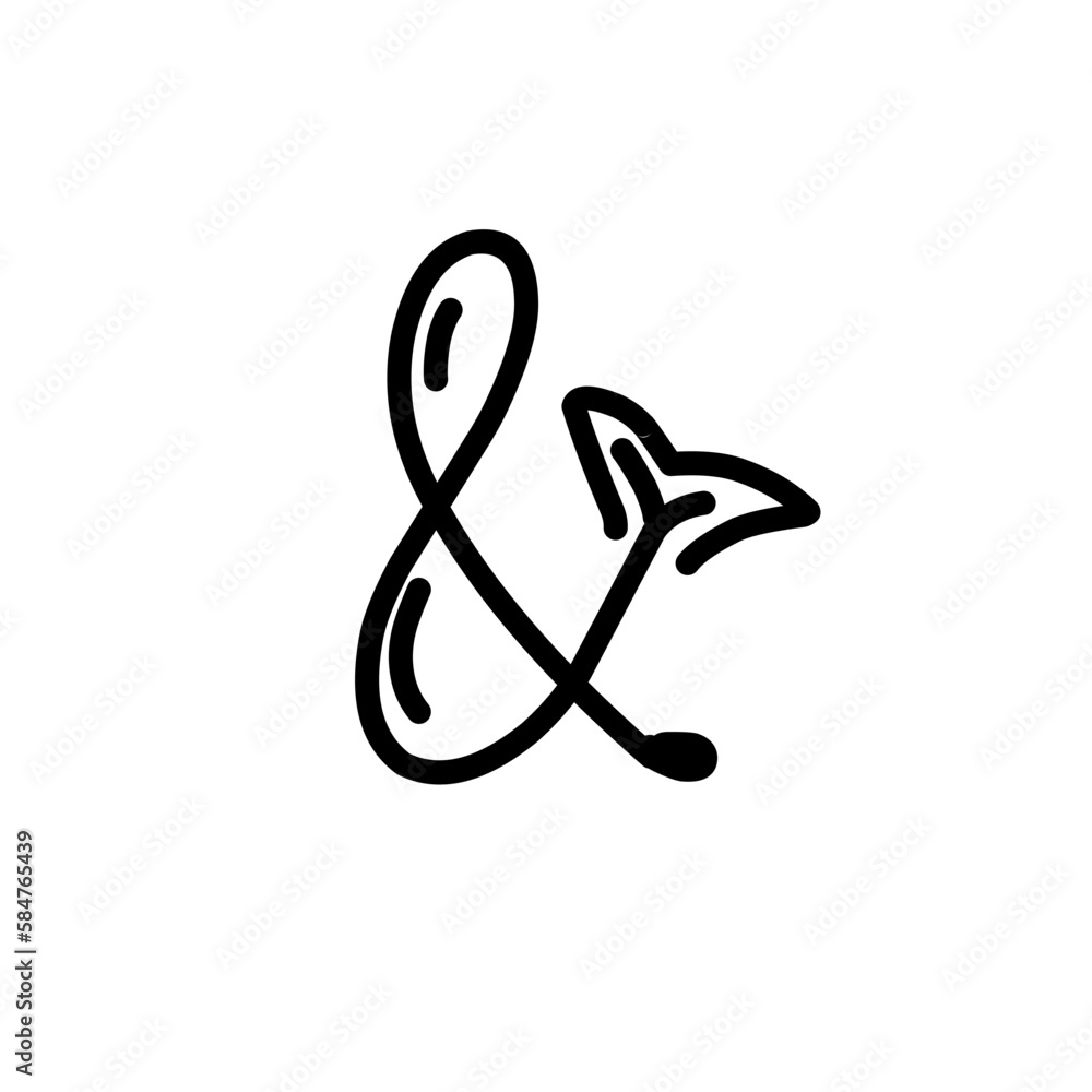 Hand drawn ampersands Hand drawn ampersands