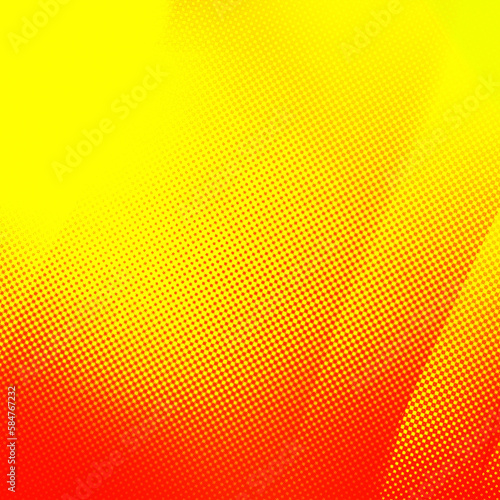 Yellow to red gradient square background  Delicate classic design. Colorful banner. Colorful template. Elegant backdrop. Raster image.