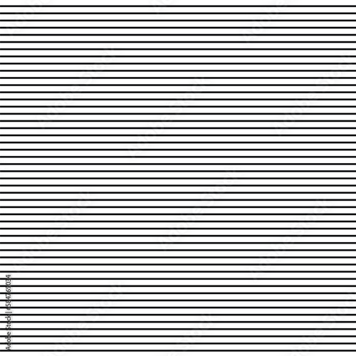 Stripes. Abstract geometric horizontal lines in black color isolated on white. Vector