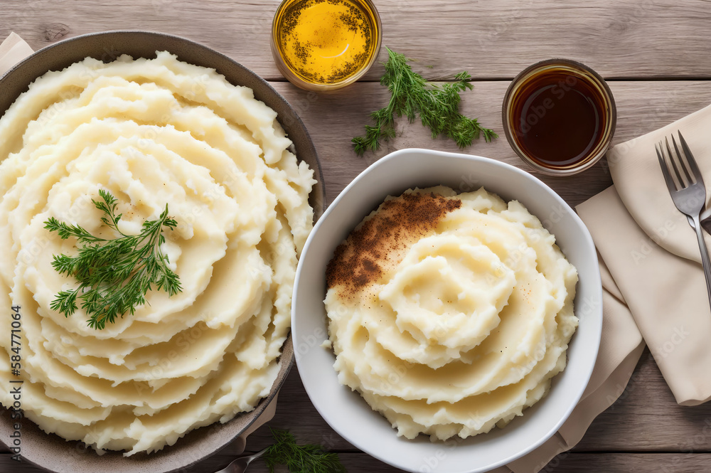 delicious Mashed Potatoes, generative art by A.I. delicious Mashed Potatoes, generative art by A.I.
