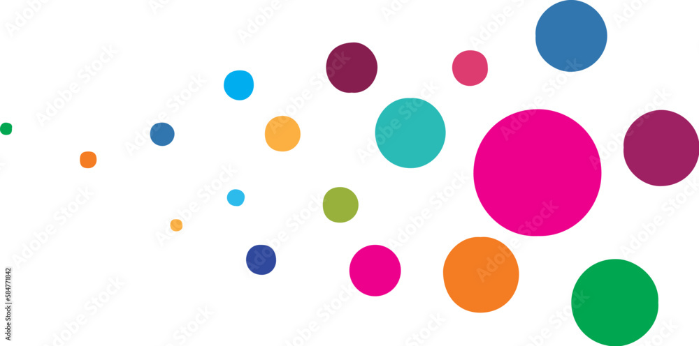 
vector colorful dot design
