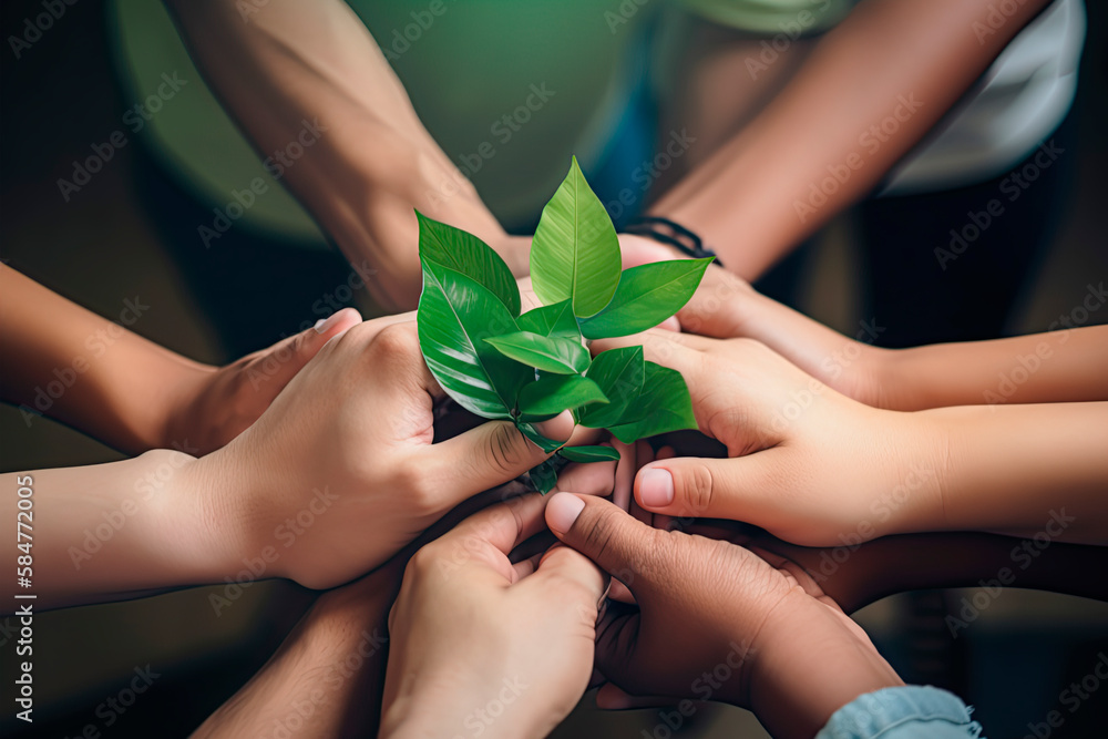 Ecological cooperation ecosystem development organization in green spaces. Earth Day. Generation AI Ecological cooperation ecosystem development organization in green spaces. Earth Day. Generation AI