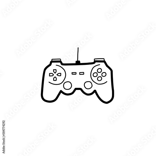 Line gamepad icon