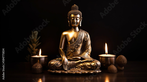 buddha statue, Generative Ai © Thoms