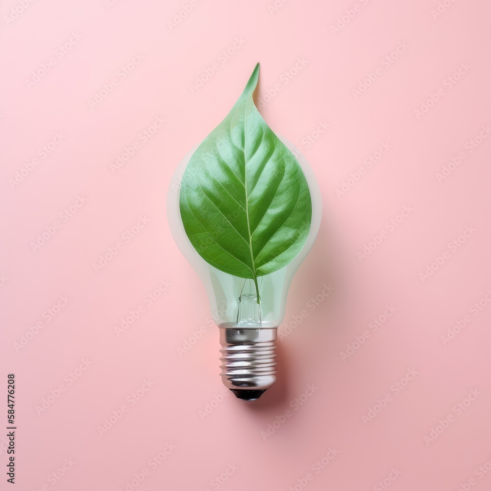 Renewable Energy and Sustainable Living concept depicted by a top view ...