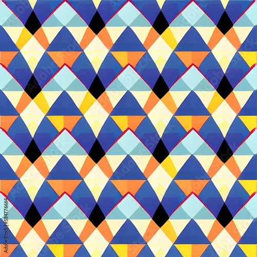 Pattern , Mixed Color geometric pattern design. Background.