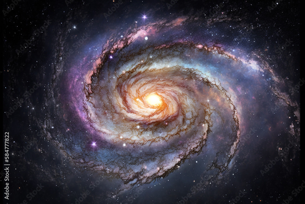 spiral galaxy background