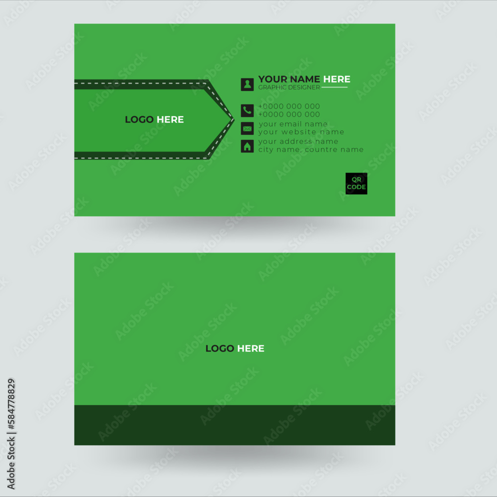 Creative and Clean Business Card Template, minimalist business card print template Creative and Clean Business Card Template, minimalist business card print template