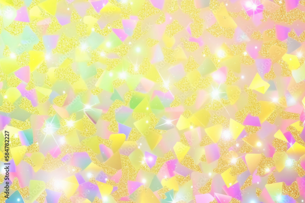 glitter hologram sparkle gold background